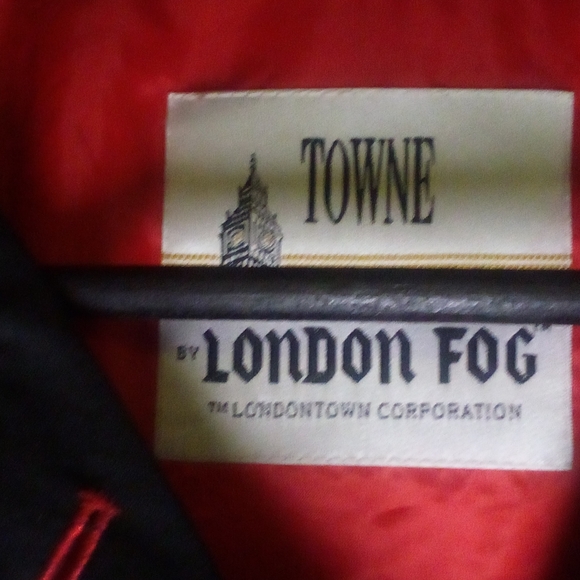 London Fog Towne coat women's 10Reg. cherry red midi jacket - Picture 3 of 6